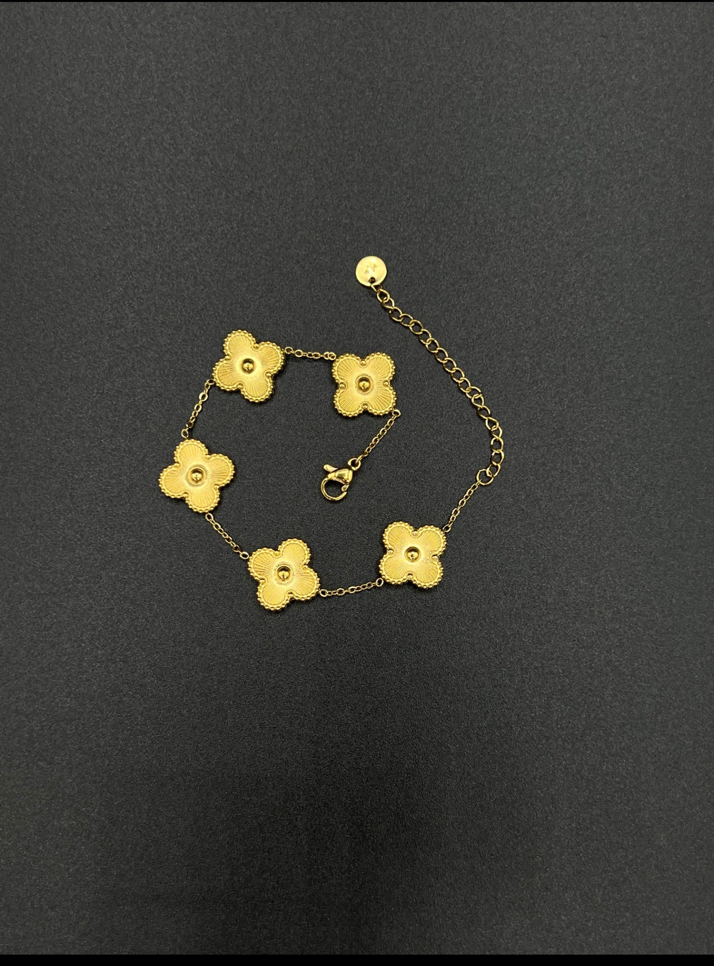 Gold Flower Bracelet